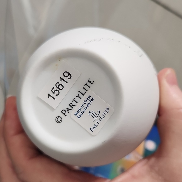 Partylite shadow cat cup and pumpkin tealight cup see pics one has marks - Picture 6 of 6